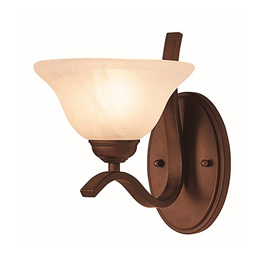 Trans Globe Hollyslope 7.5" Wall Sconce - Rubbed Oil Bronze