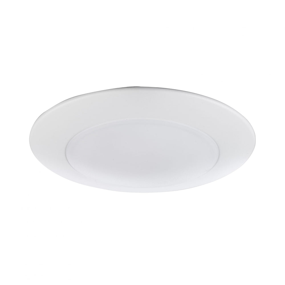 Trans Globe Karis 1-Light Low-Profile Flush Mount Slim  Disc - White