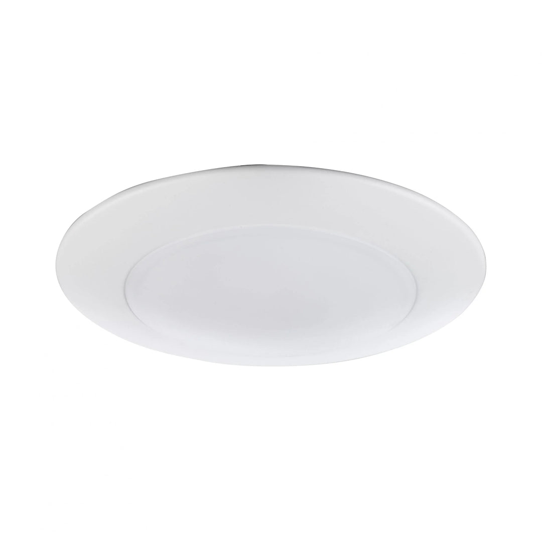 Trans Globe Karis 1-Light Low-Profile Flush Mount Slim  Disc - White