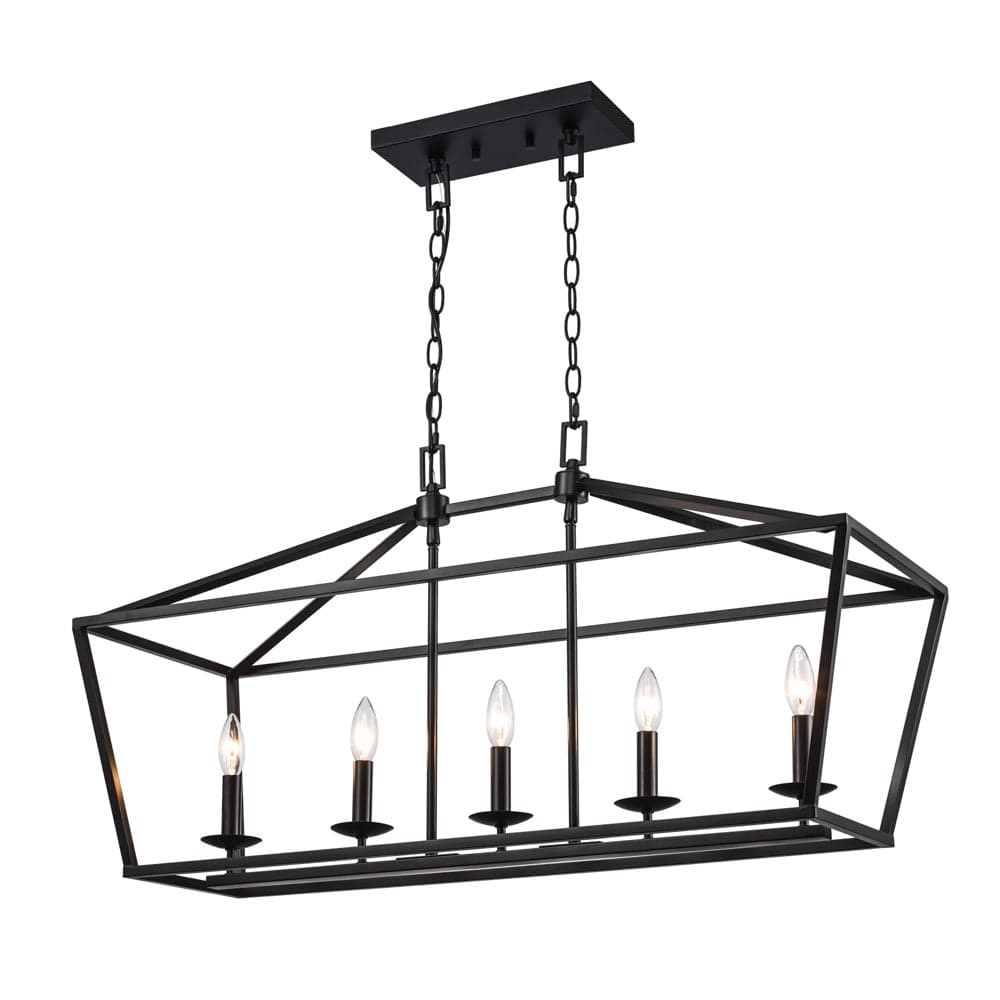 Trans Globe Lacey 12" Pendant Bird Style Cage -Black
