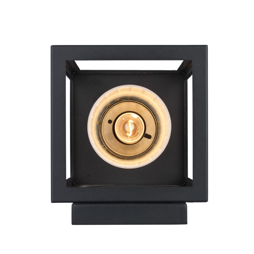 Trans Globe Lantern Sml Frost- Black