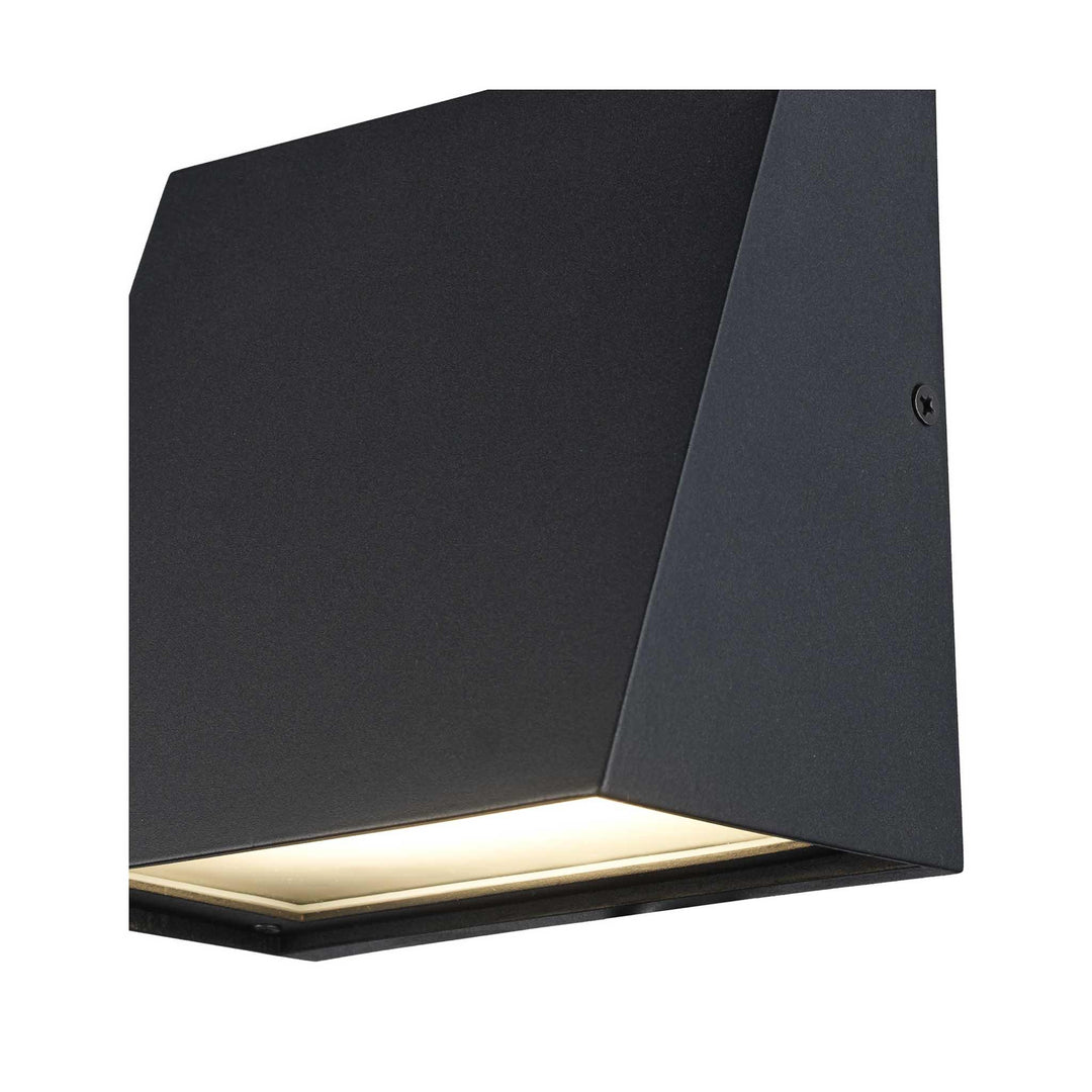 Trans Globe LED Celestia Outdoor Wall Light - Black