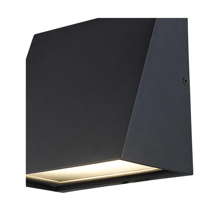 Trans Globe LED Celestia Outdoor Wall Light - Black