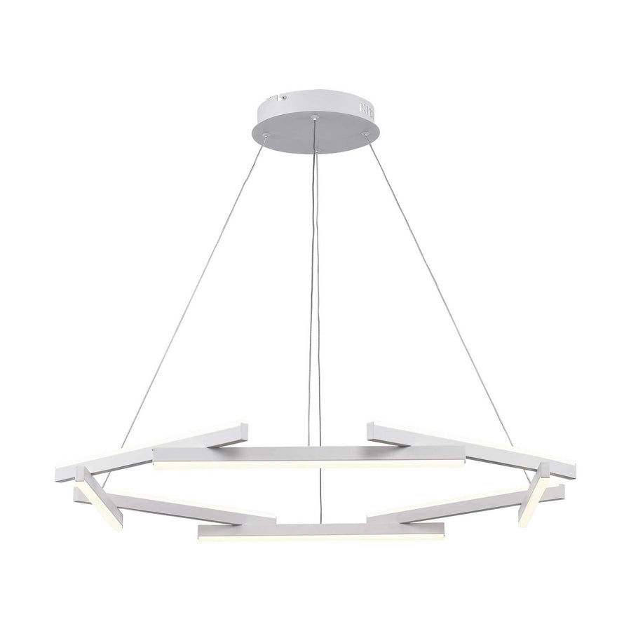 Trans Globe LED Celstia Chandelier - White