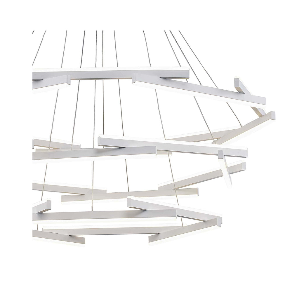 Trans Globe LED Celstia Modern Chandelier - White