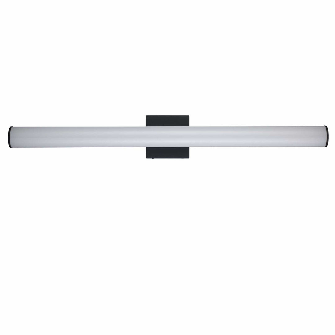 Trans Globe LED Cylandrical Vanity Bar Linear Frosted -Black