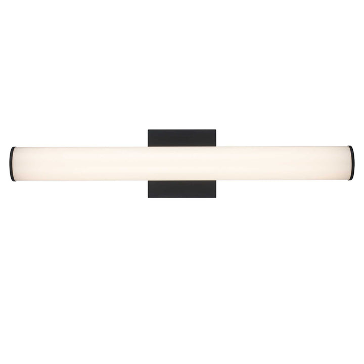 Trans Globe LED Cylandrical Vanity Bar Linear Led Frosted - Black