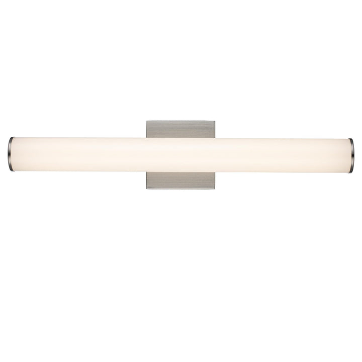 Trans Globe LED Cylandrical Vanity Bar Linear Led Frosted - Brushed Nickel