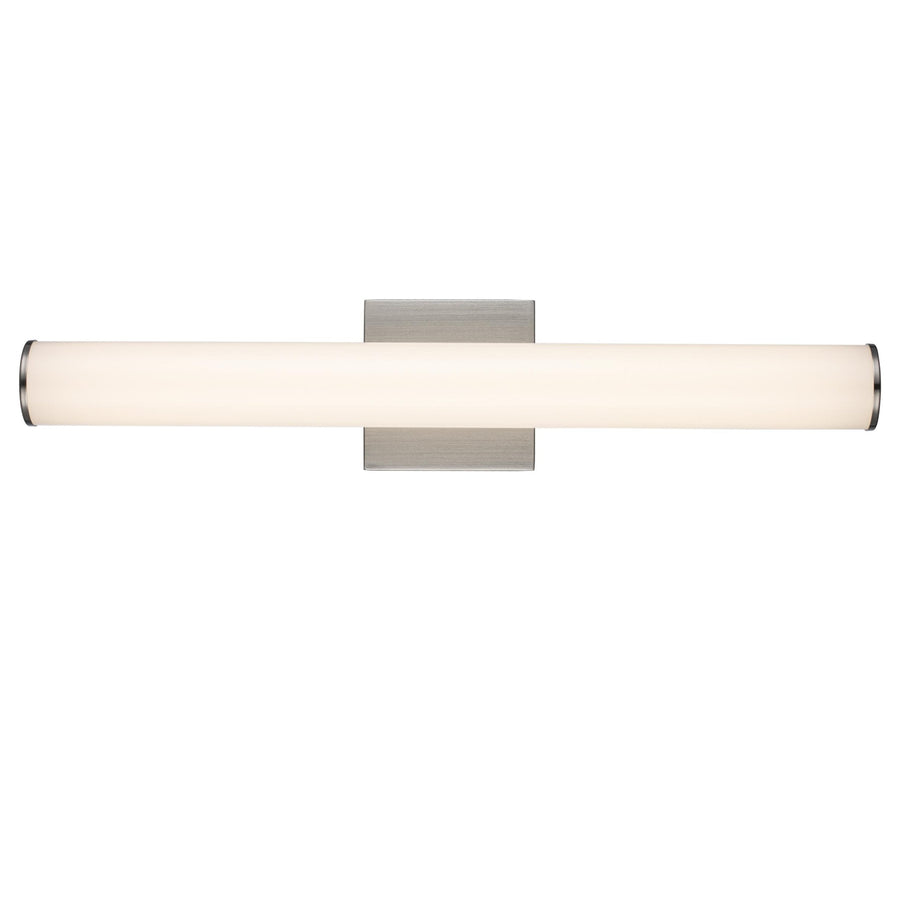 Trans Globe LED Cylandrical Vanity Bar Linear Led Frosted - Brushed Nickel