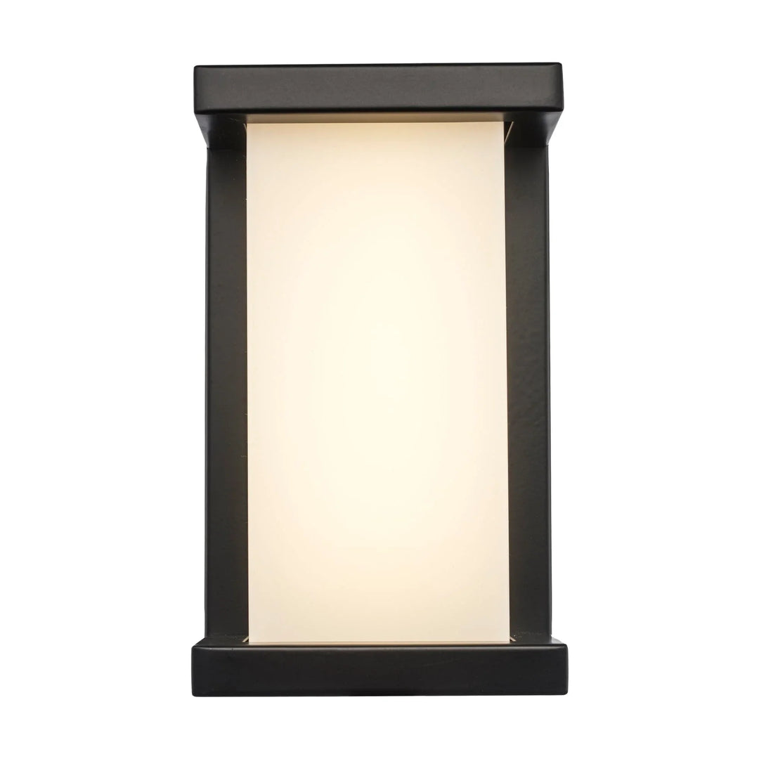Trans Globe LED Fairbank Outdoor Wall Light - Black