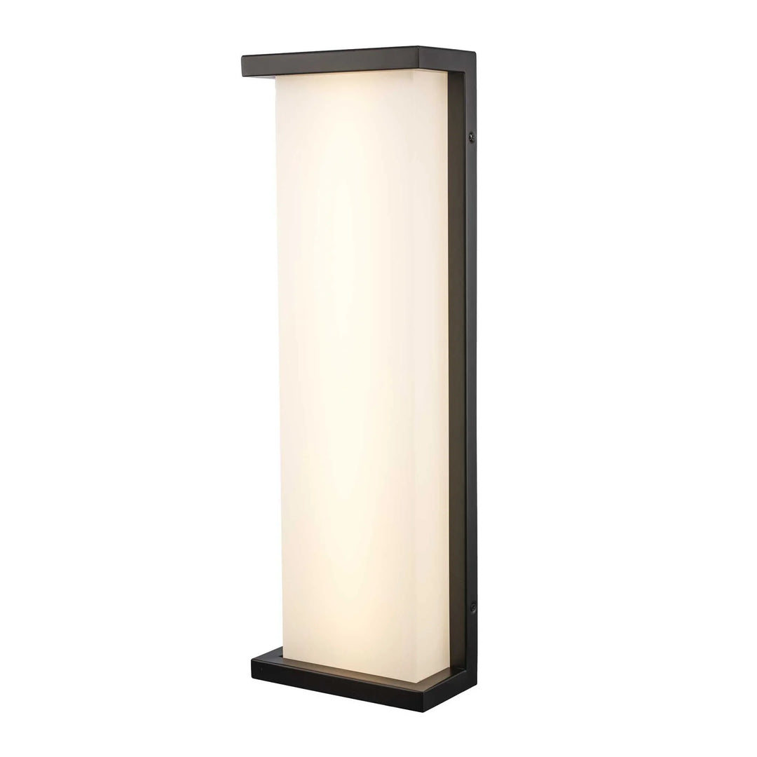 Trans Globe LED Fairbank Outdoor Wall Light - Black