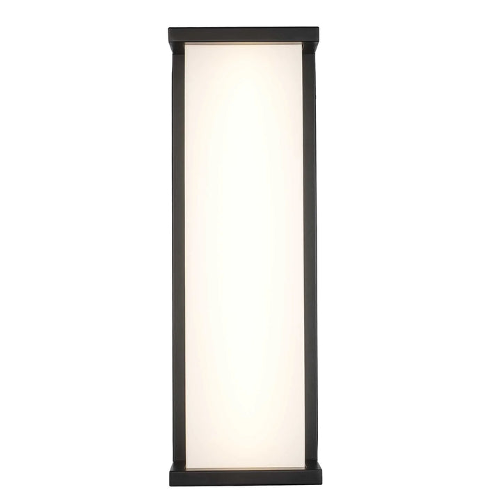 Trans Globe LED Fairbank Outdoor Wall Light - Black