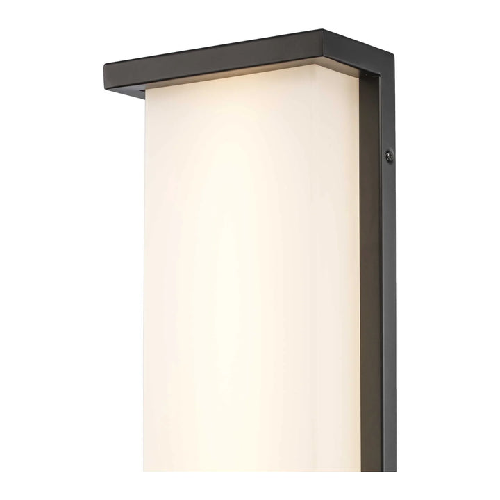 Trans Globe LED Fairbank Outdoor Wall Light - Black