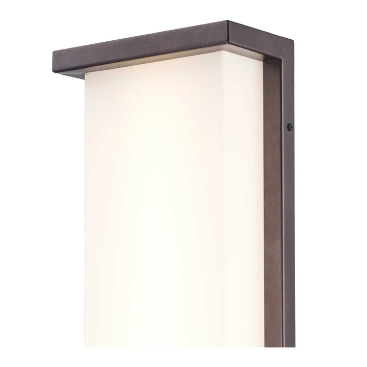 Trans Globe LED Fairbank Outdoor Wall Light - Bronze