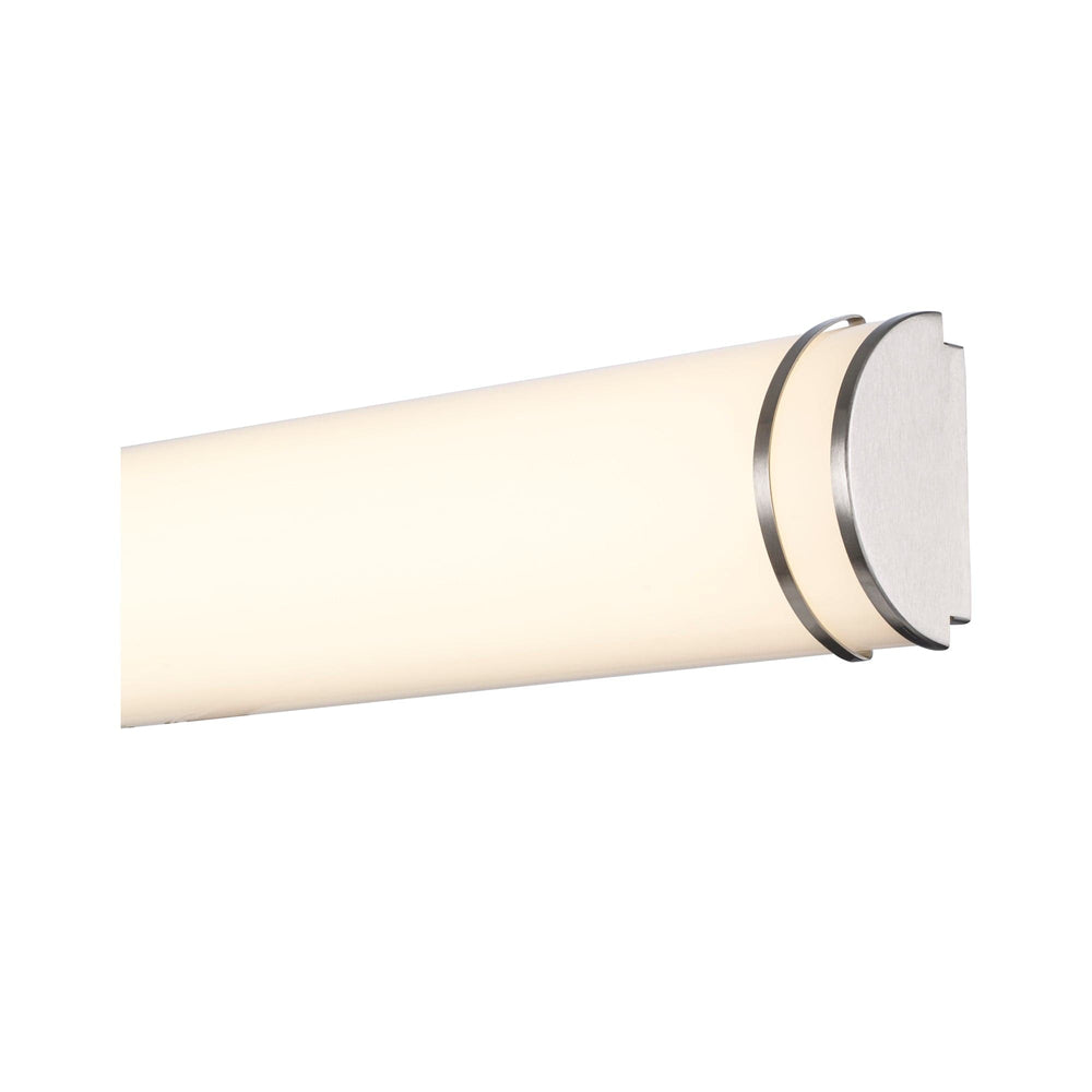 Trans Globe LED Marlow Contemporary Wall Sconce Double Ring - Brushed Nickel