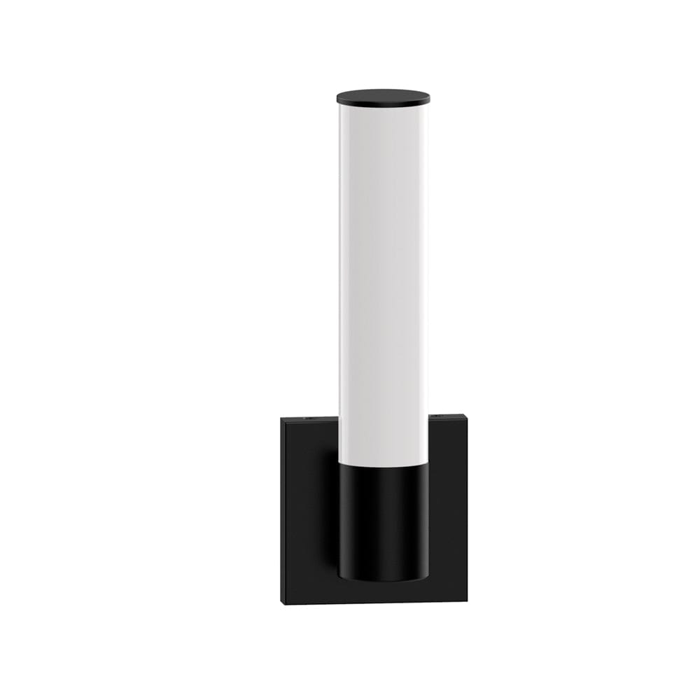 Trans Globe Led Wall Sconce Cylinder - Black