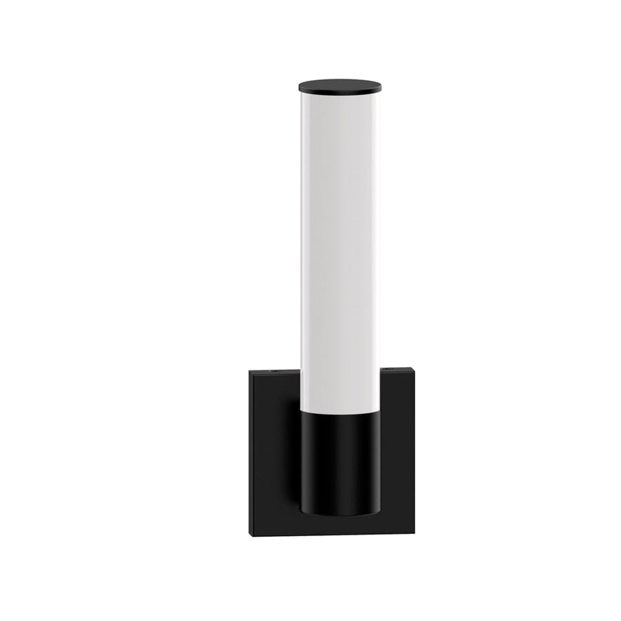 Trans Globe Led Wall Sconce Cylinder - Black