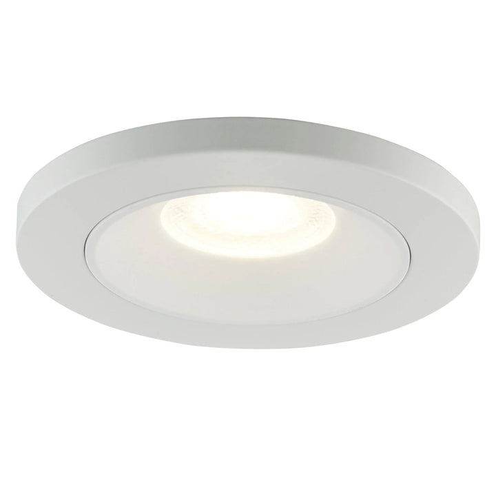 Trans Globe LED Wren Flush Mount Disc - White