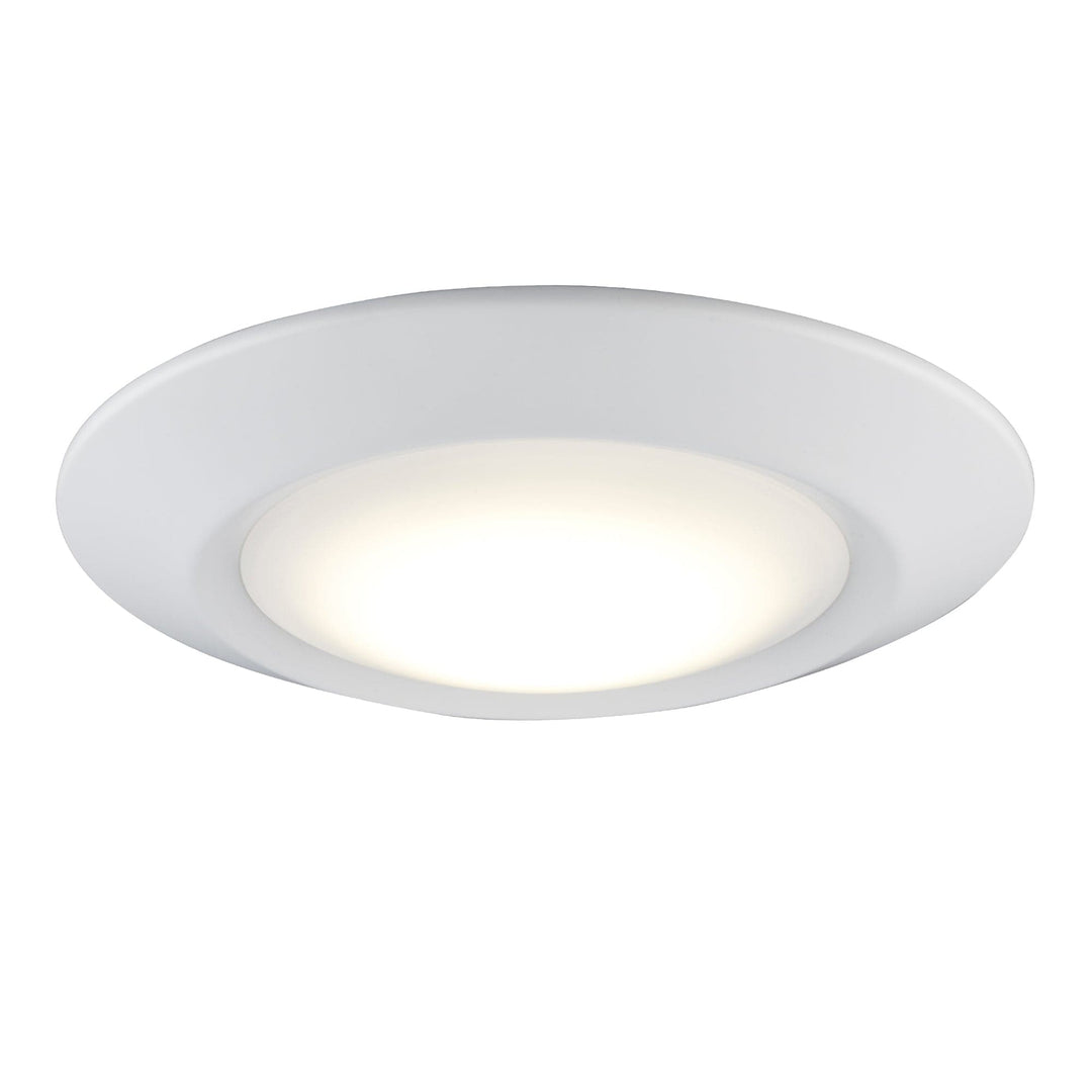 Trans Globe LED Wren Flush Mount Disc - White