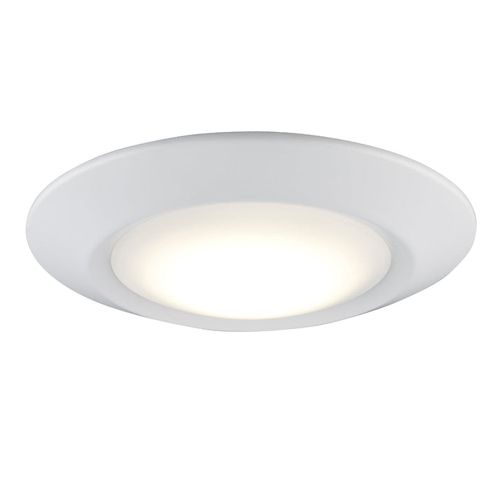 Trans Globe LED Wren Flush Mount Disc - White