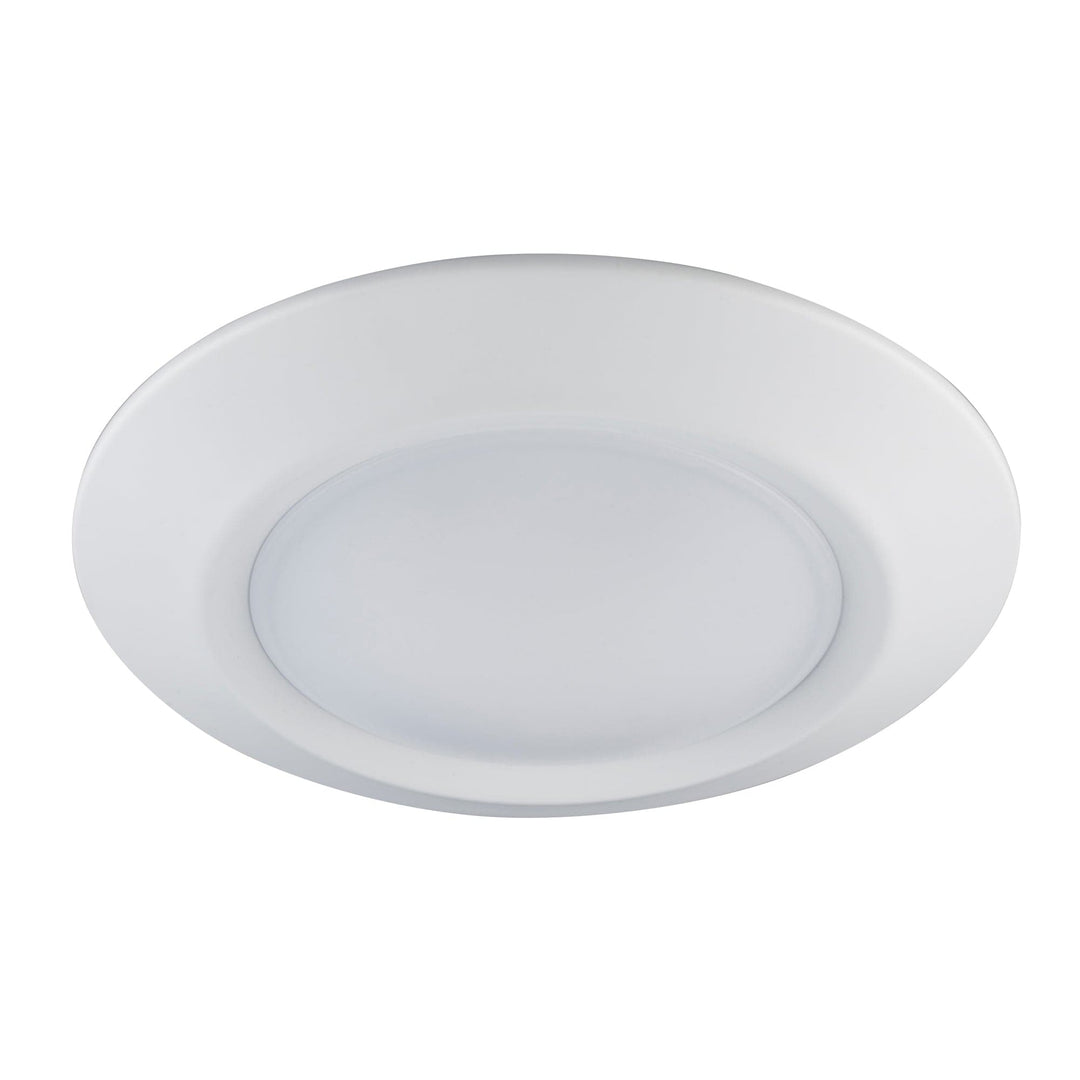 Trans Globe LED Wren Flush Mount Disc - White