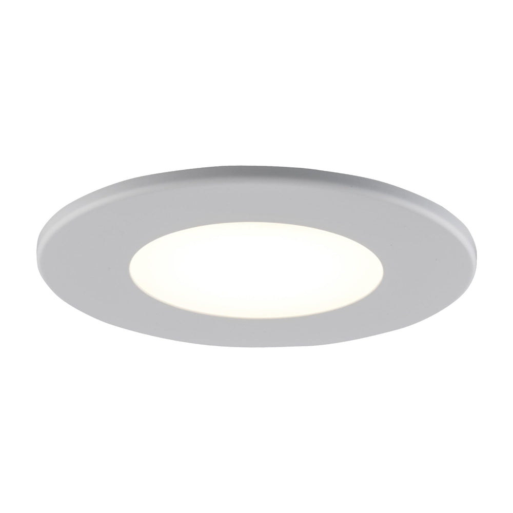Trans Globe LED Wren Flush Mount Disc - White