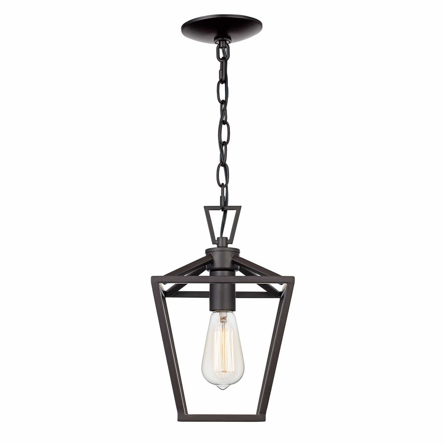 Trans Globe Light Lantern Geometric Bird Cage -Rubbed Oil Bronze