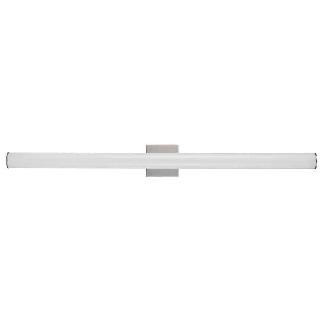 Trans Globe Lumina LED Dimmable Vanity Light Linear Frosted - Brushed Nickel