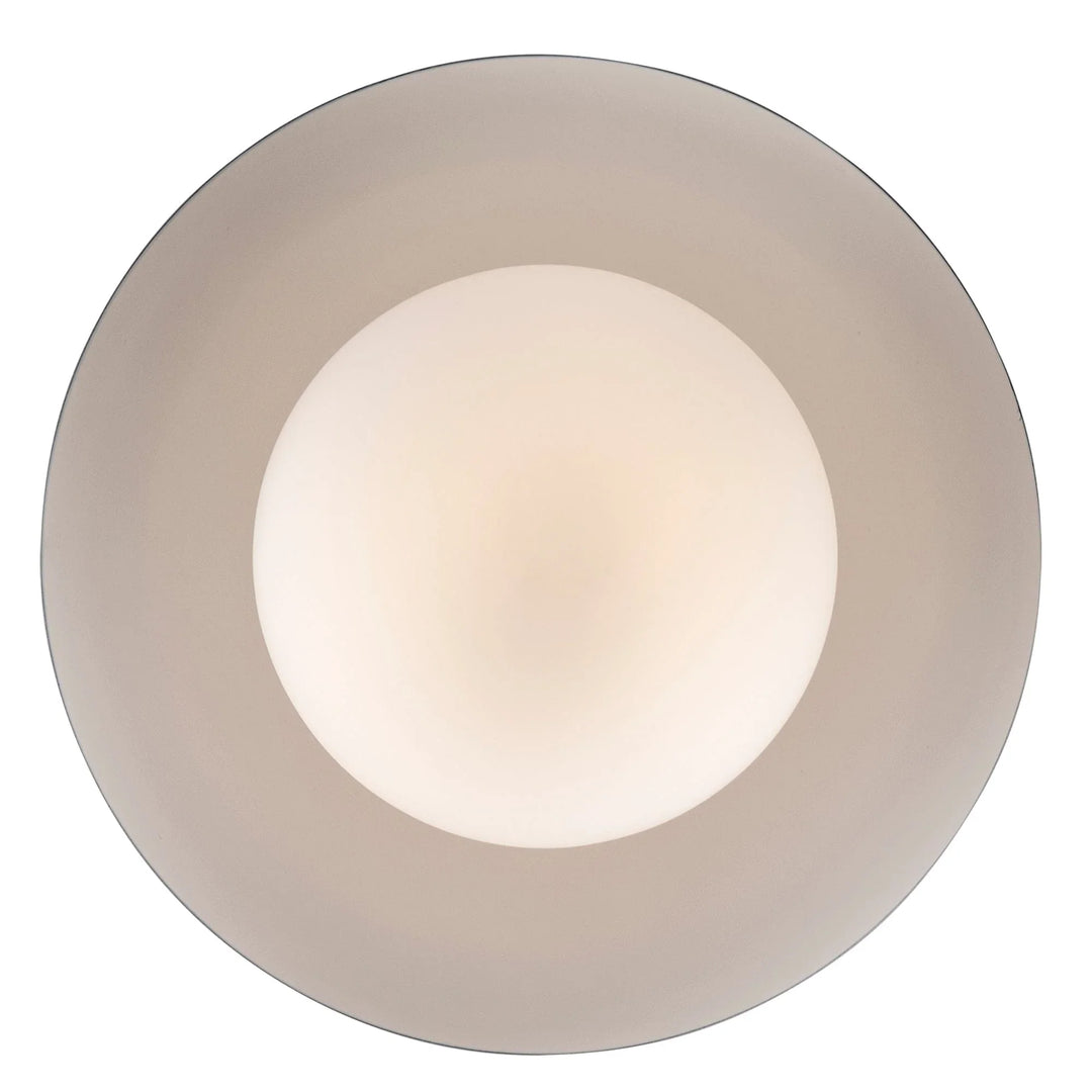 Trans Globe Maureen 1 - Light Flush Mount Metal Globe - Black