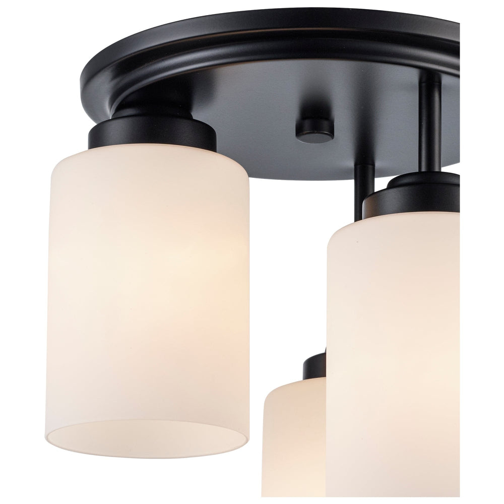 Trans Globe Mod Pod 3 - Light Flush Mount Drop - Black