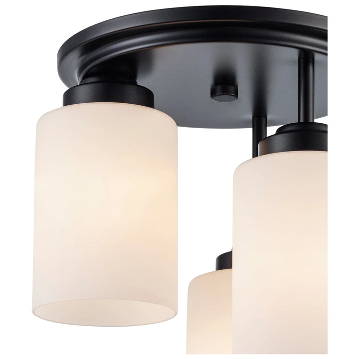 Trans Globe Mod Pod 3 - Light Flush Mount Drop - Black