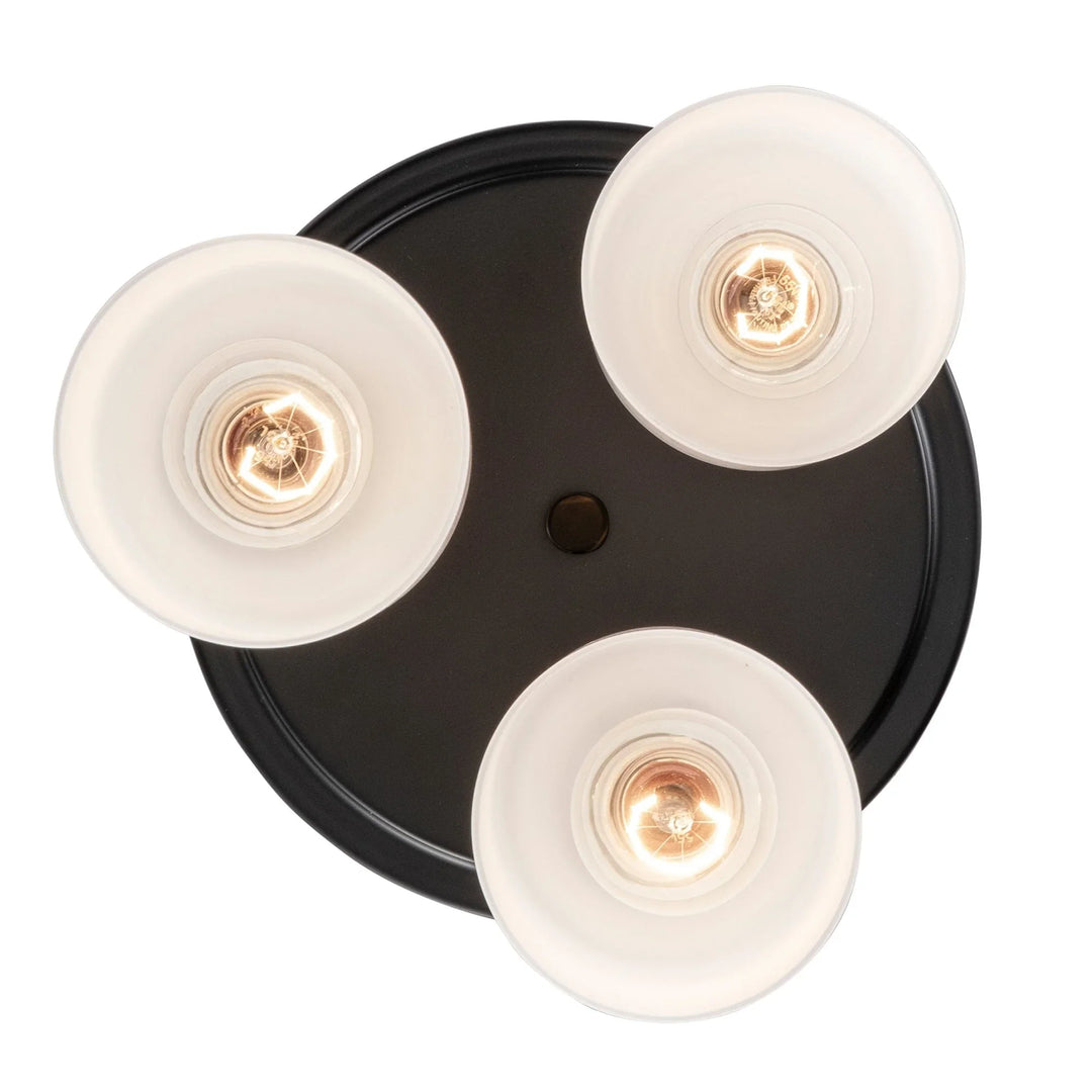Trans Globe Mod Pod 3 - Light Flush Mount Drop - Black