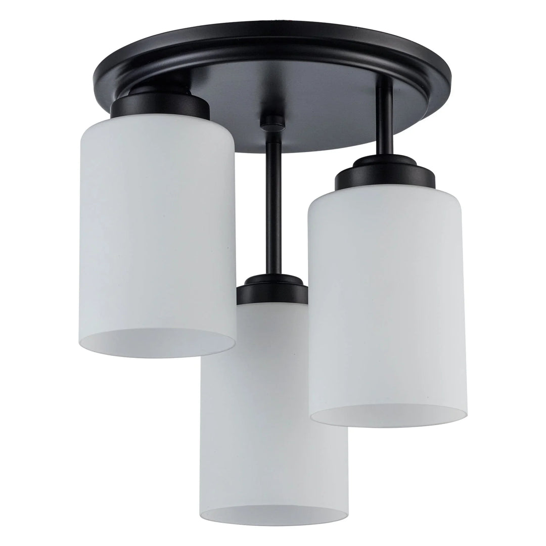 Trans Globe Mod Pod 3 - Light Flush Mount Drop - Black
