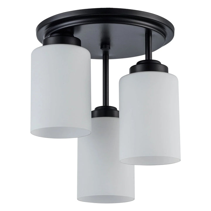 Trans Globe Mod Pod 3 - Light Flush Mount Drop - Black