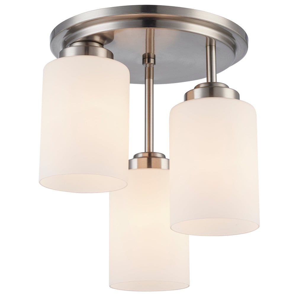 Trans Globe Mod Pod 3 - Light Flush Mount Drop Light -  Brushed Nickel