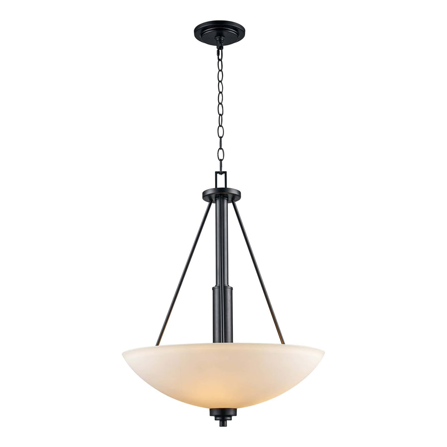 Trans Globe Mod Pod Transitional Indoor Double Disk Light- Black