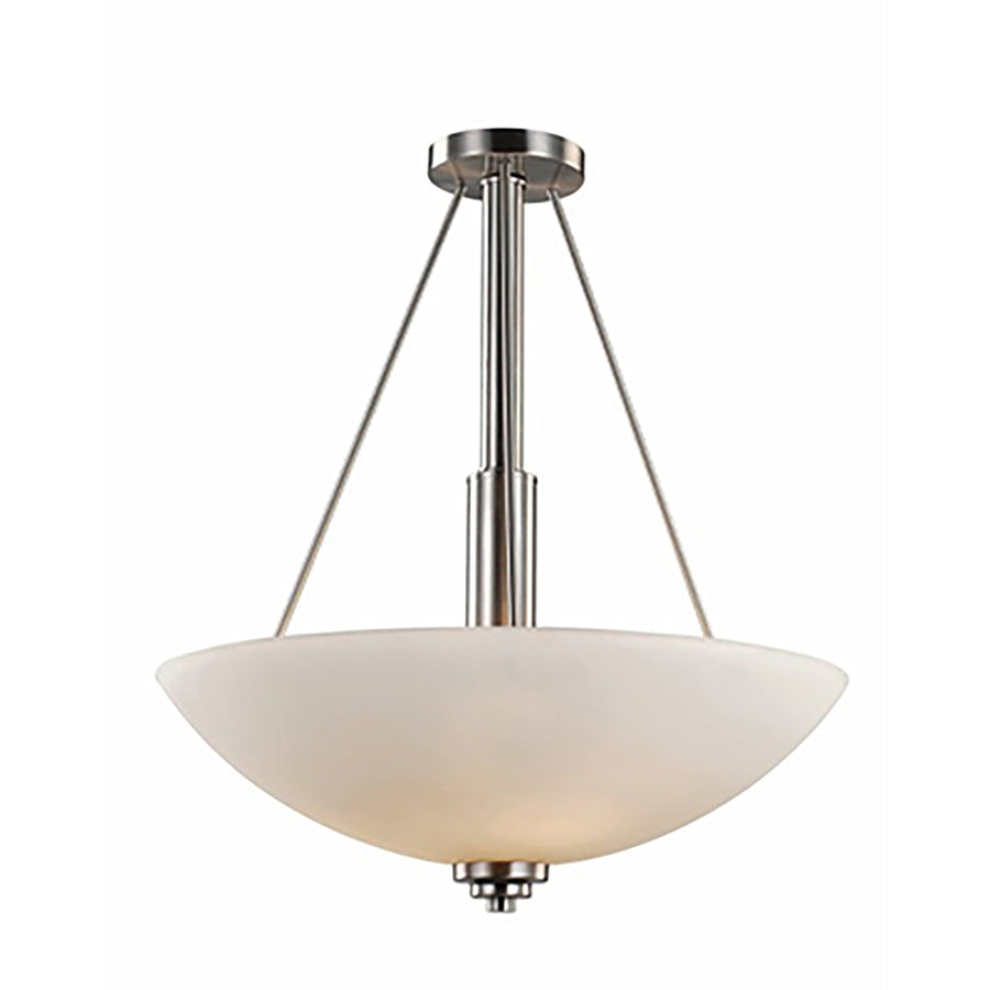 Trans Globe Mod Pod Transitional Indoor Double Disk Light  - Brushed Nickel