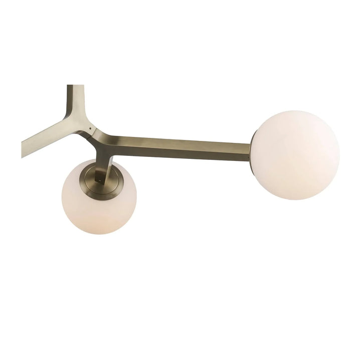 Trans Globe Modern Rebel 3-Light Semi-Flush Mount - Antique Gold