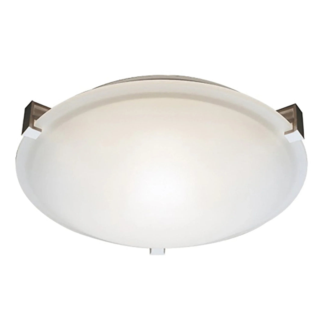 Trans Globe Neptune 20" Flush Mount Indoor Ceiling Light - Brushed Nickel