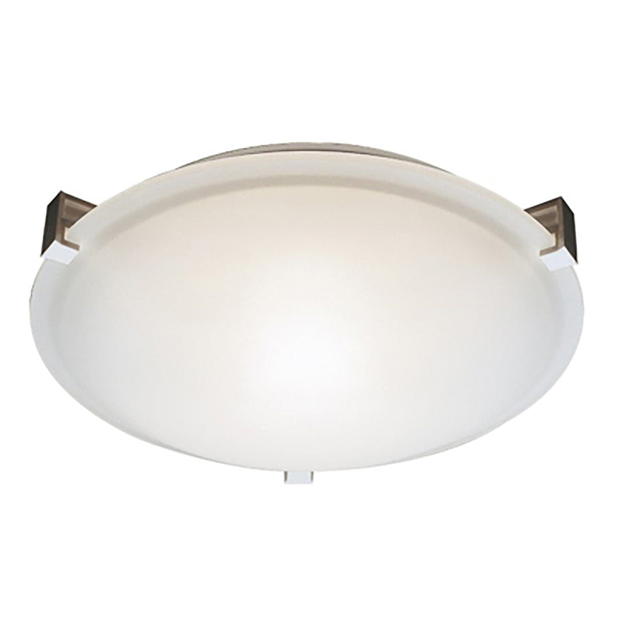 Trans Globe Neptune 20" Flush Mount Indoor Ceiling Light - Brushed Nickel