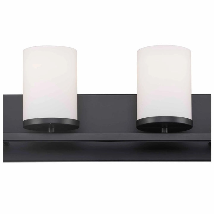 Trans Globe Nico 4 -Vanity Light Flat DIsk - Black