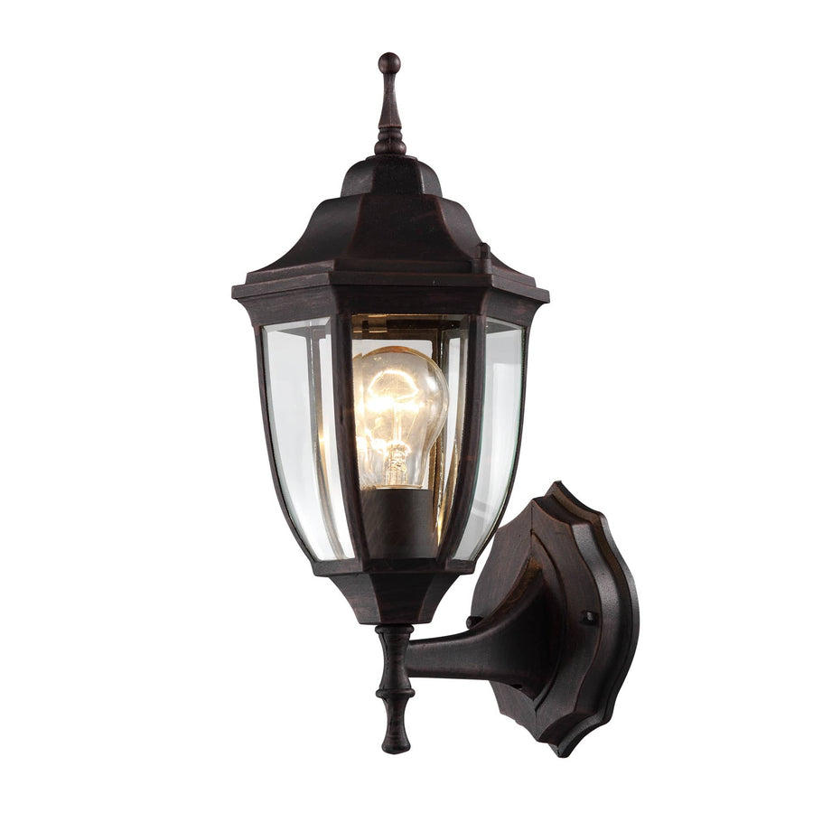 Trans Globe Ojai 15.75" Wall Lantern - Rust