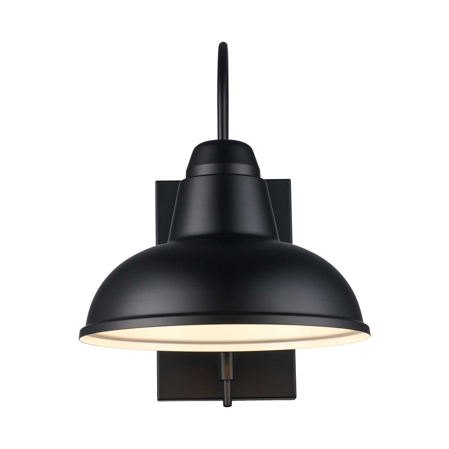 Trans Globe Outdoor 1-Light Gaviota Wall Lamp - Black