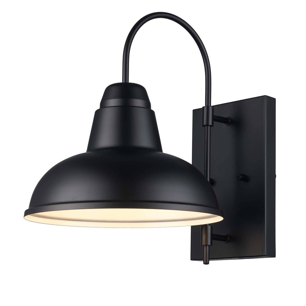Trans Globe Outdoor 1-Light Gaviota Wall Lamp - Black