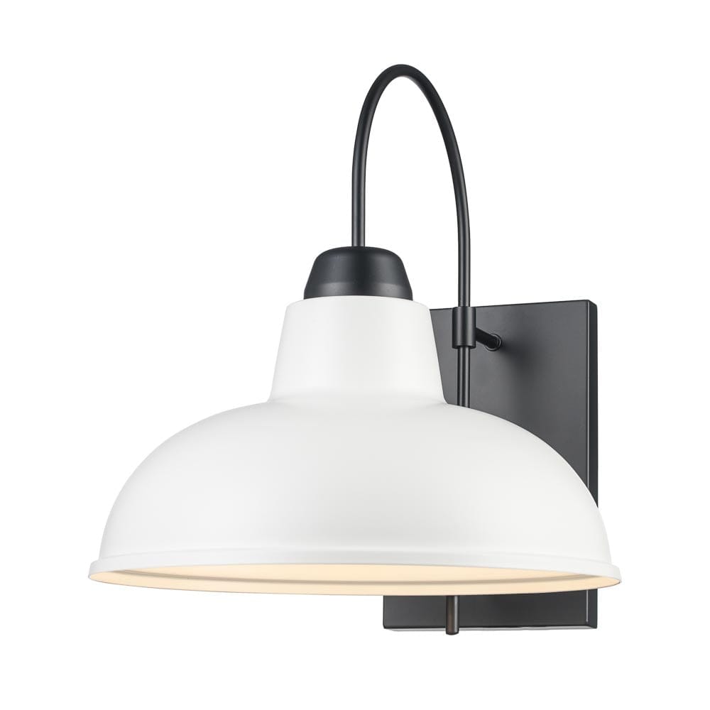 Trans Globe Outdoor 2-Light Gaviota Wall Lamp- White