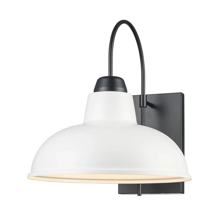 Trans Globe Outdoor 2-Light Gaviota Wall Lamp- White