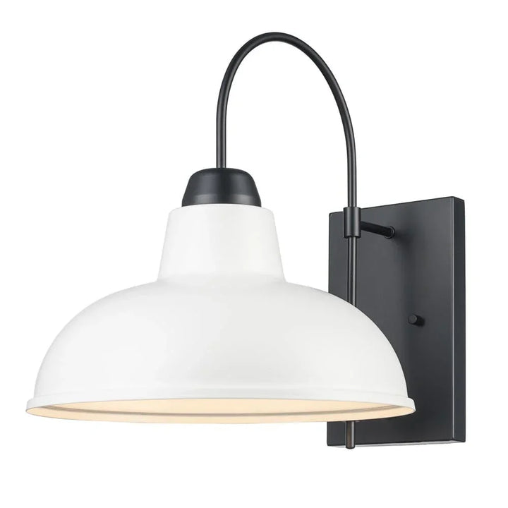 Trans Globe Outdoor 2-Light Gaviota Wall Lamp- White