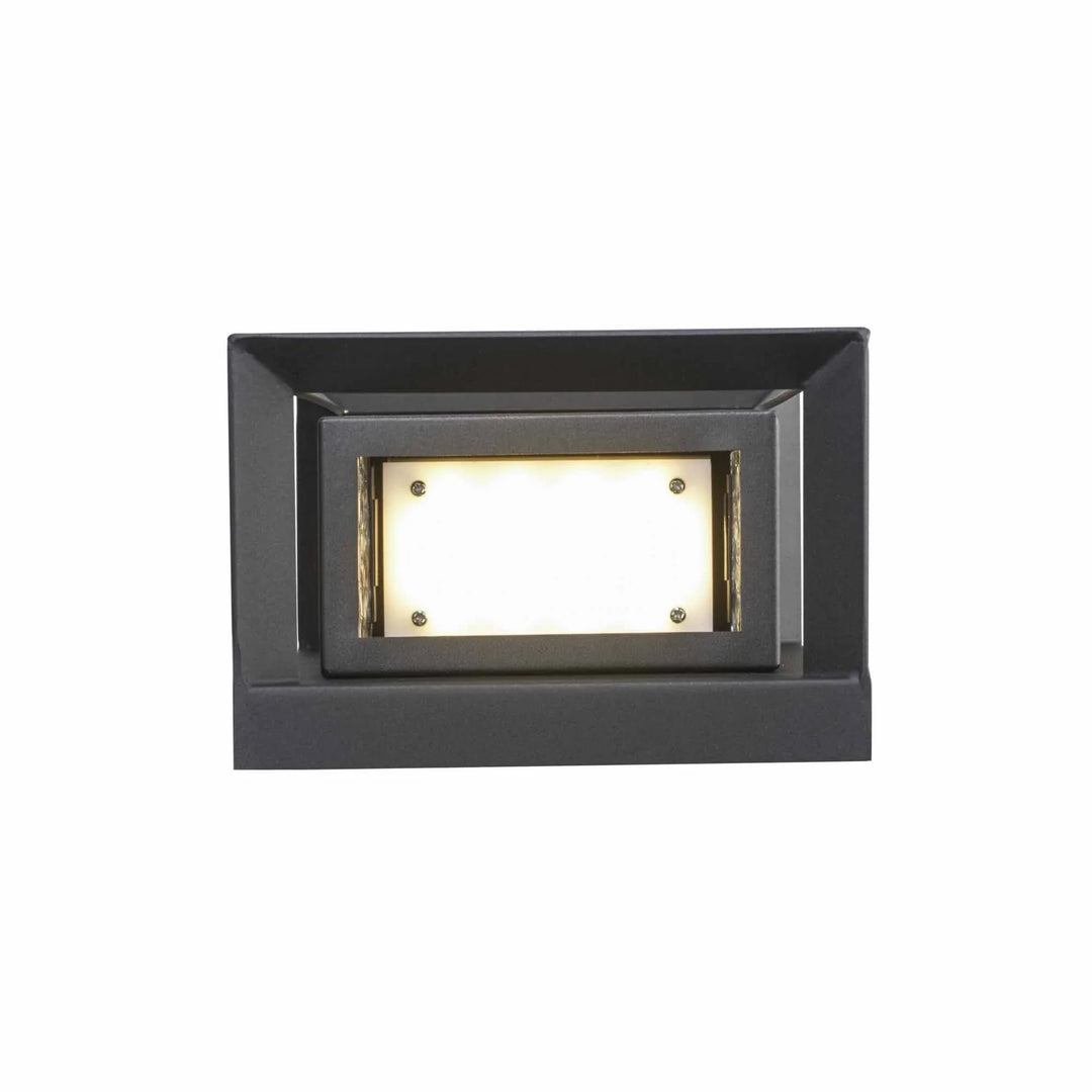 Trans Globe Outdoor LED Wall Sconce-  Black