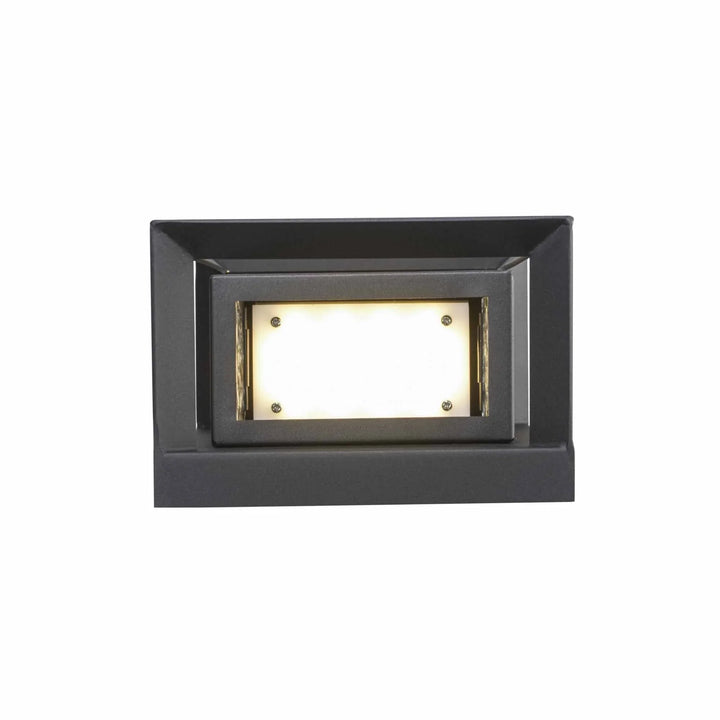 Trans Globe Outdoor LED Wall Sconce-  Black