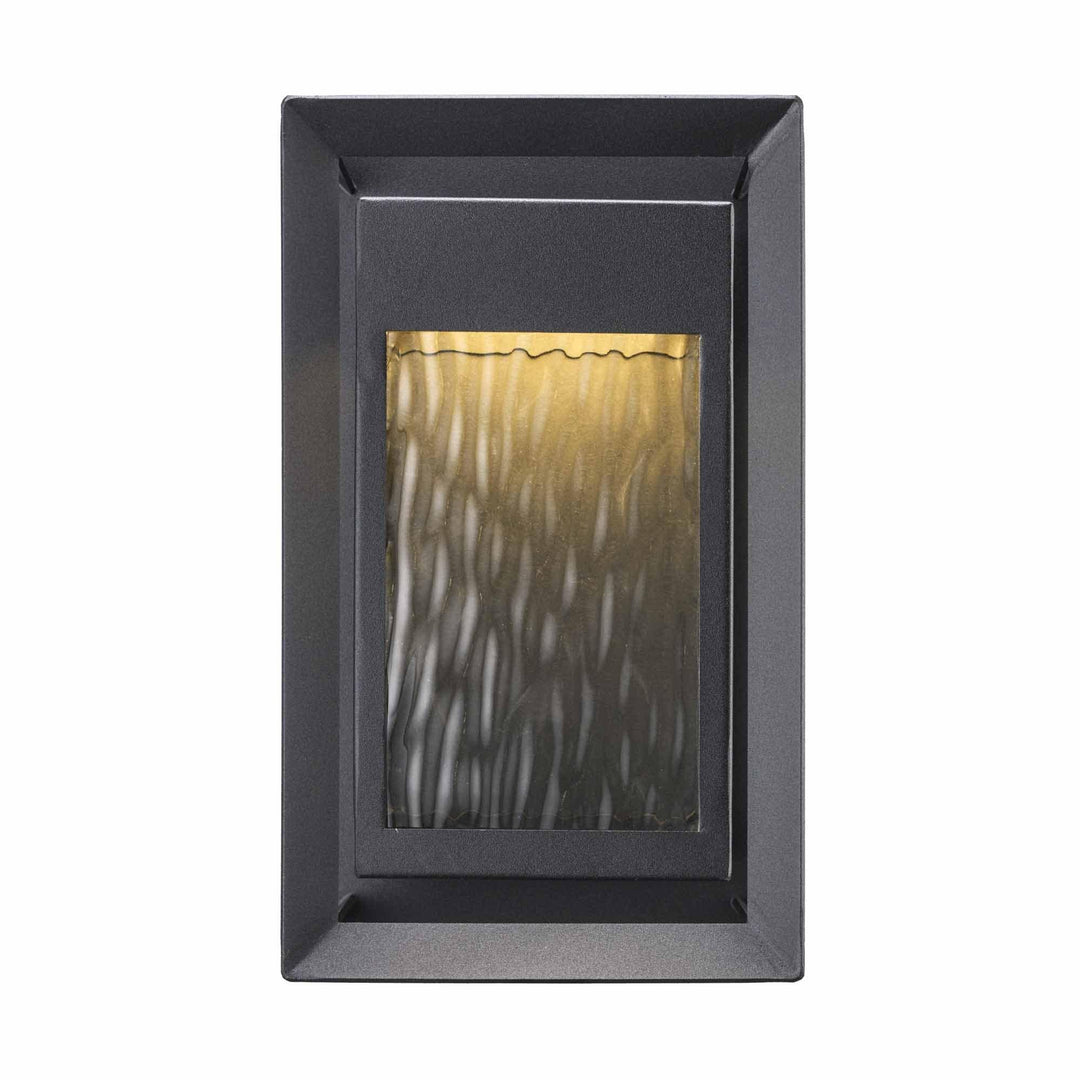 Trans Globe Outdoor LED Wall Sconce-  Black